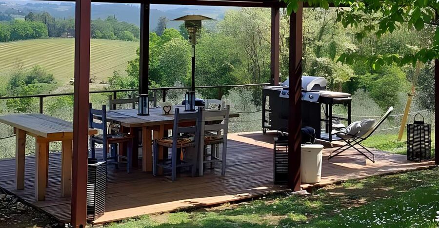 Cooking class in our family farm in Chianti with lunch - Arriving at the hilltop farm near Chianti