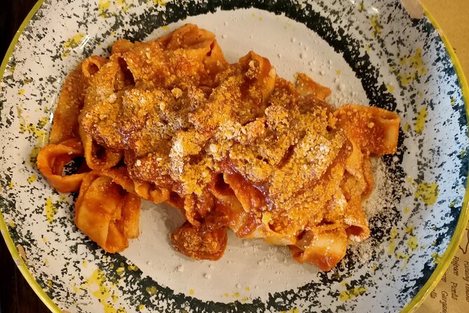 Cooking Class in Rome: Make Fettucine & Tiramisù with Chef Paolo - Sitting down to eat what you made