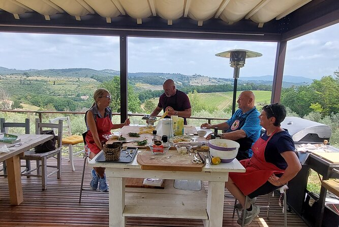 Cooking Class on a Family Farm in Chianti with Lunch - Walking through olives, saffron, and garden herbs