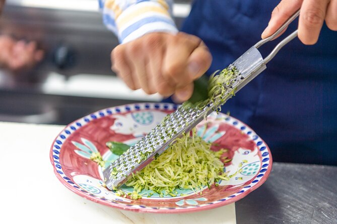 Cooking class: Pasta & Tiramisù with lunch in Amalfi Coast! - Lunch with views toward Positano
