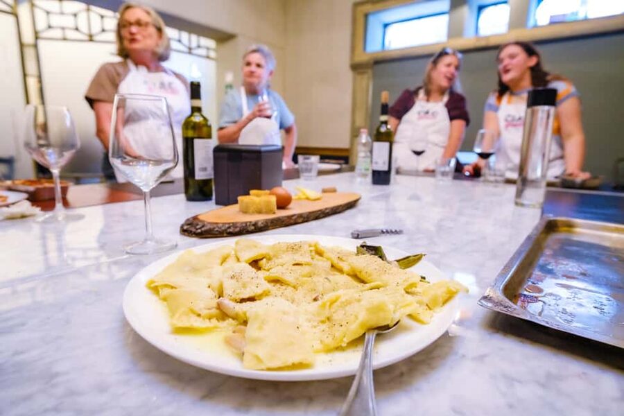 Cooking Class with Carbonara, Pesto Making, Lasagna, Cannoli - Starting at Sant’Ambrogio Market in the morning