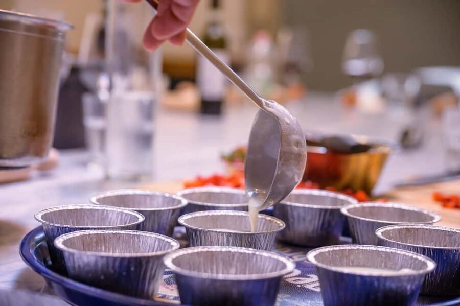 Cooking Class with Carbonara, Pesto Making, Lasagna, Cannoli - Building lasagne al ragù