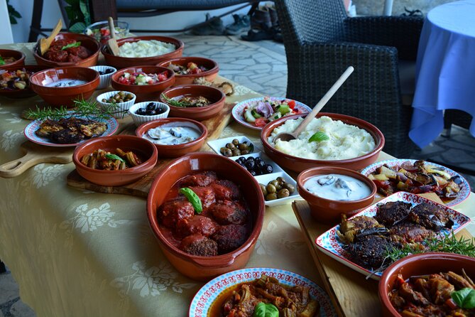 Cooking Class with dinner/lunch in Ulcinj Montenegro - Sitting down to eat what you made