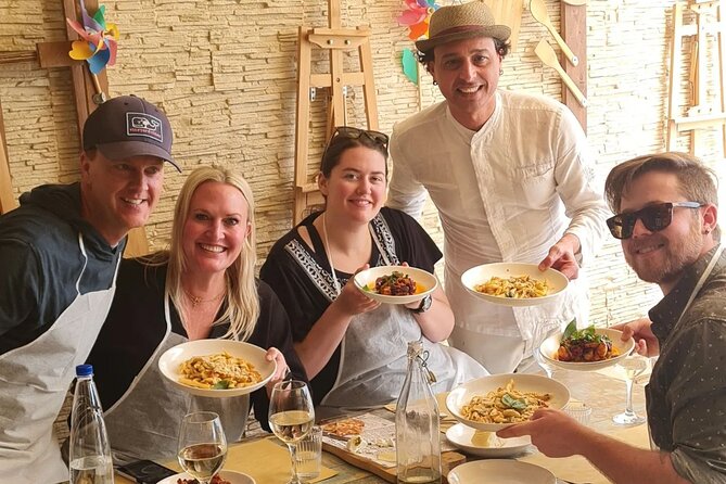 Cooking Class with Seaview with Chef Mimmo - Wine, focaccia, cheese, and salami before the cooking