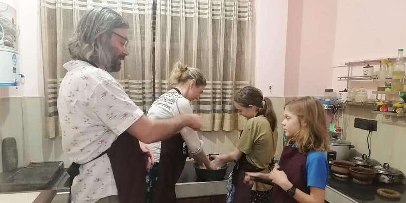 Cooking Experience from Ella - Preparing kiribath, the island’s milk rice