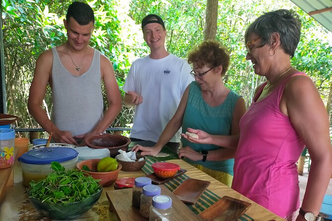 cooking lesson - Sitting down to the lunch you prepared