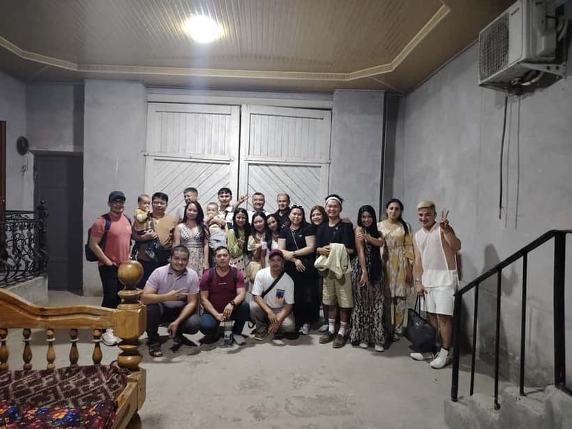 cooking traditional food in Samarkand with local people - From Siab Bazaar to a family kitchen