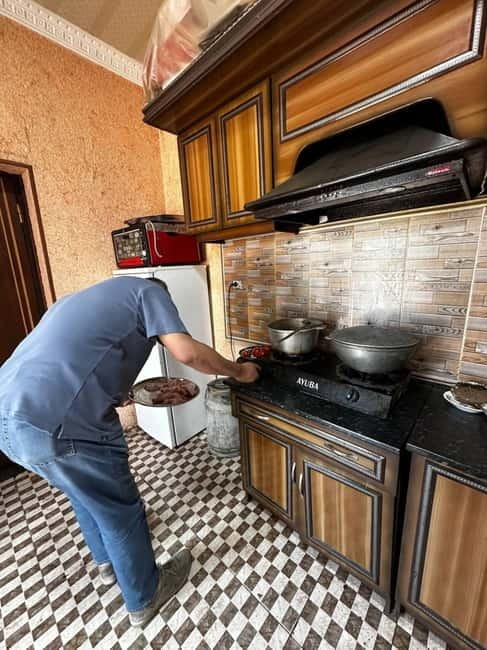 cooking traditional food in Samarkand with local people - Who will enjoy this most?