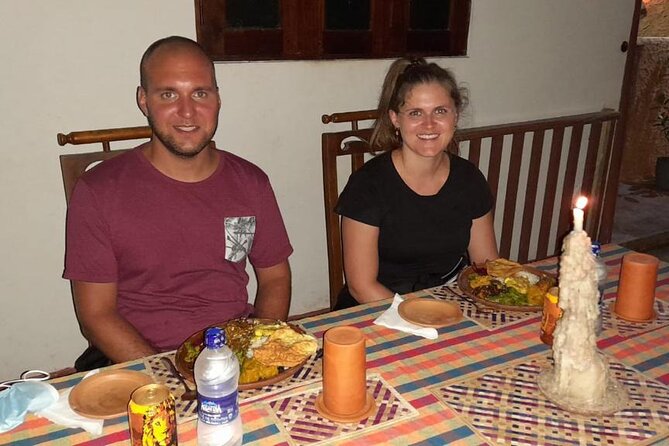 Cooking With Village Family - Sitting down to eat what you prepared