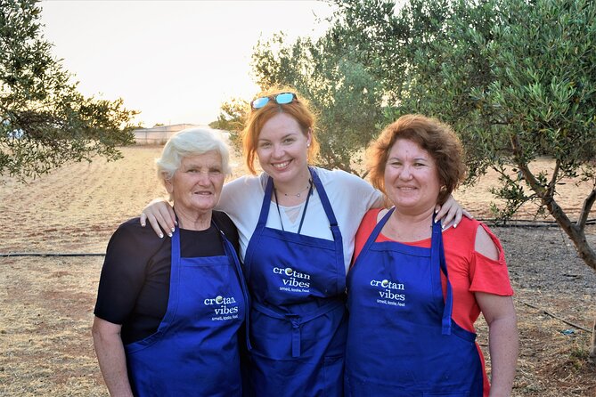 Cretan Cooking Class and Olive Oil Tasting - Preparing dakos, dolmadakia, and zucchini flowers