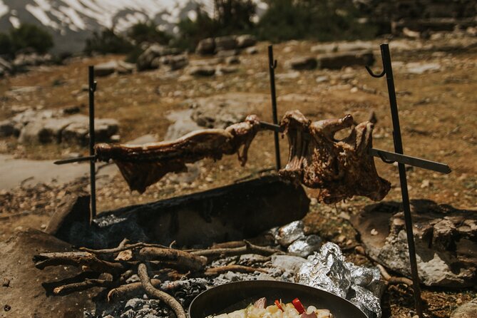 Cretan Cooking in a Hidden stone Cottage - Antikristo lamb, greens, and the mushroom alternative