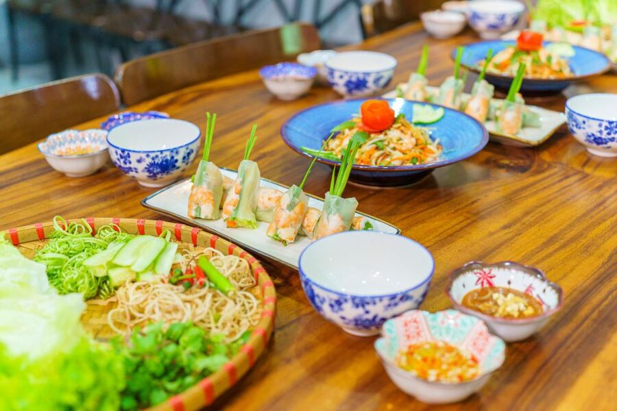 Da Nang Cooking: Market tour, farming, and cooking class - Finish with tea, dessert, and your own meal