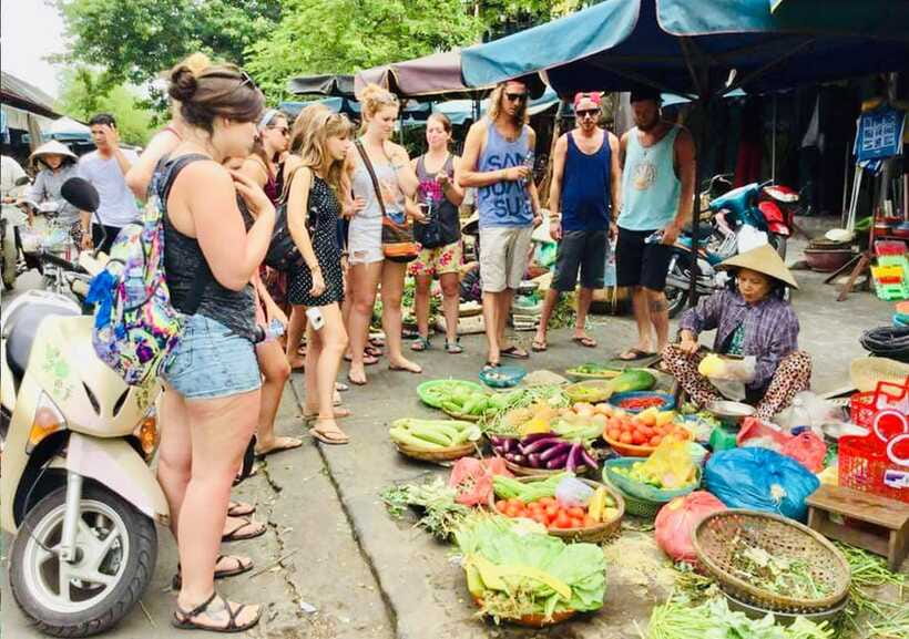 Da Nang/Hoi An: Market Tour, Basket Boat Ride, Cooking Class - The Cam Thanh basket boat ride