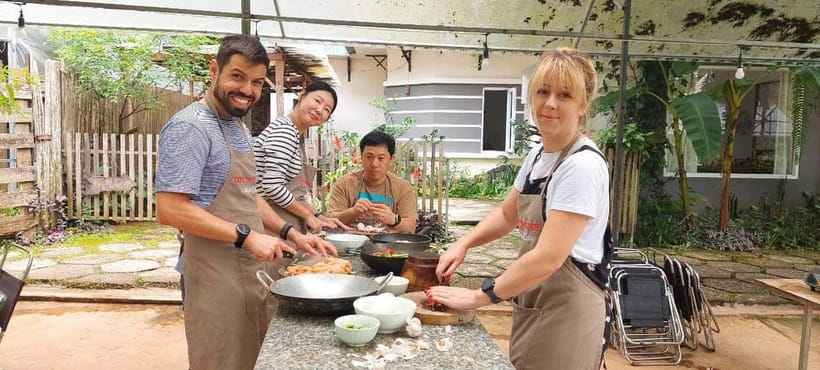 Dalat: Home Cooking Class with Central Market Tour - Timing, meeting point, and what is not included