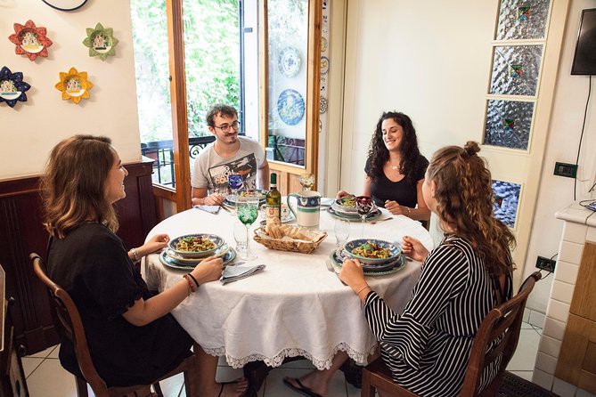 Dining & Cooking Demo at Local's Home in Montepulciano - The opening table: wine, cheese, and local conversation