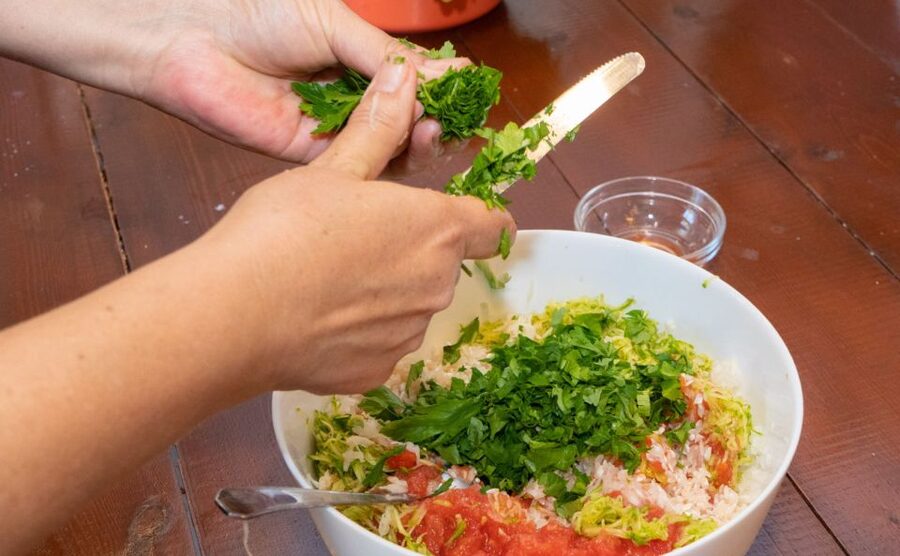 Dining In Rethymno: An Evening Of Cretan Cooking - Meeting Androniki and seeing the garden