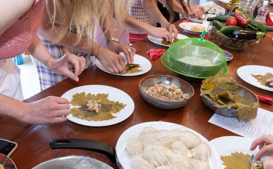 Dining In Rethymno: An Evening Of Cretan Cooking - Homemade raki and wine at the table