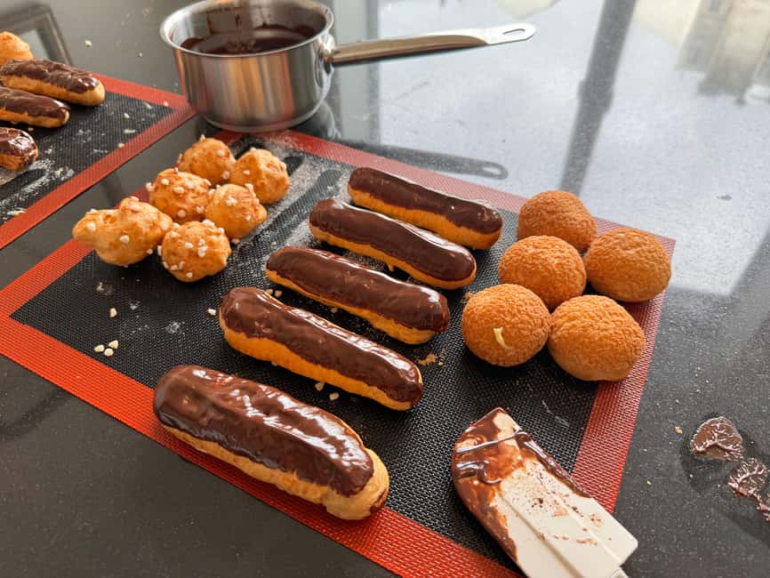 Eclair Baking Class with A Pastry Chef - Fillings and Toppings Add the Fun
