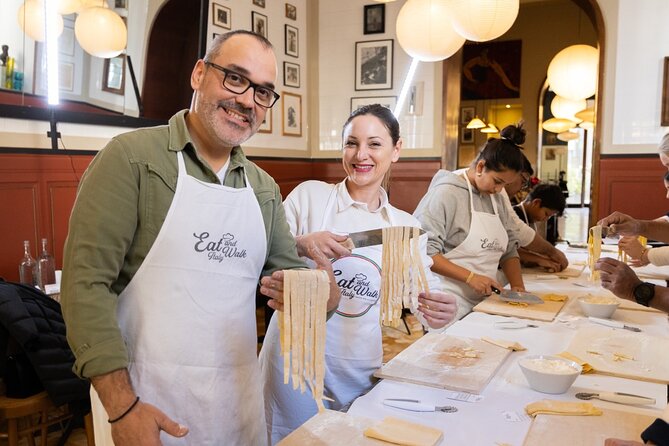 Enjoy Spritz and Pasta Making in Piazza Navona - Working the dough by hand