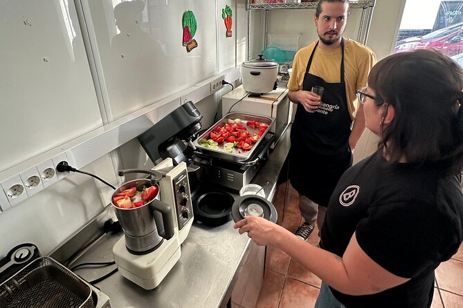 Evening Spanish Tapas Cooking Class with Live Guitar Music - Torrija with turrón ice cream