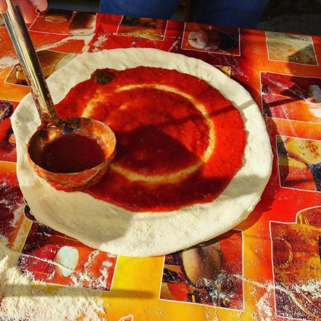 Family Cooking Class: Pizza and Tiramisù from Siena - Kneading pizza dough with a local pizzaiolo