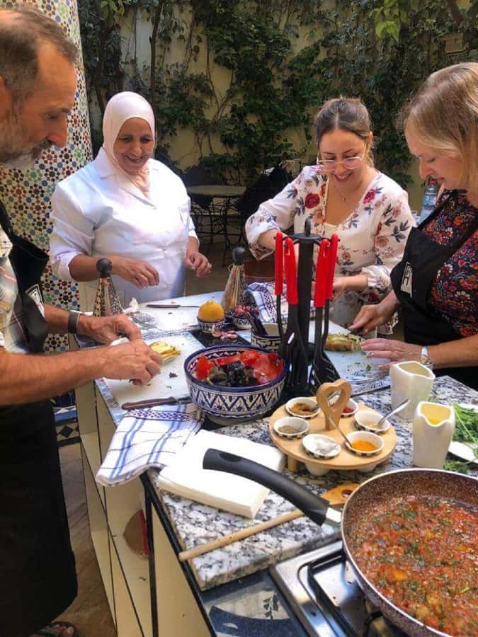 Fes: Authentic Cooking Class and Old Medina Visit - Start at Hotel Batha, then enter the Old Medina