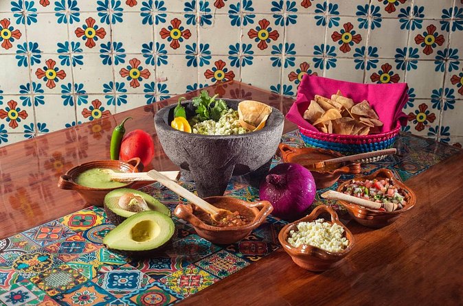 Flavors of Mexico: Cancun Cooking Class & Market Visit - Eating the food you prepare at La Parrilla
