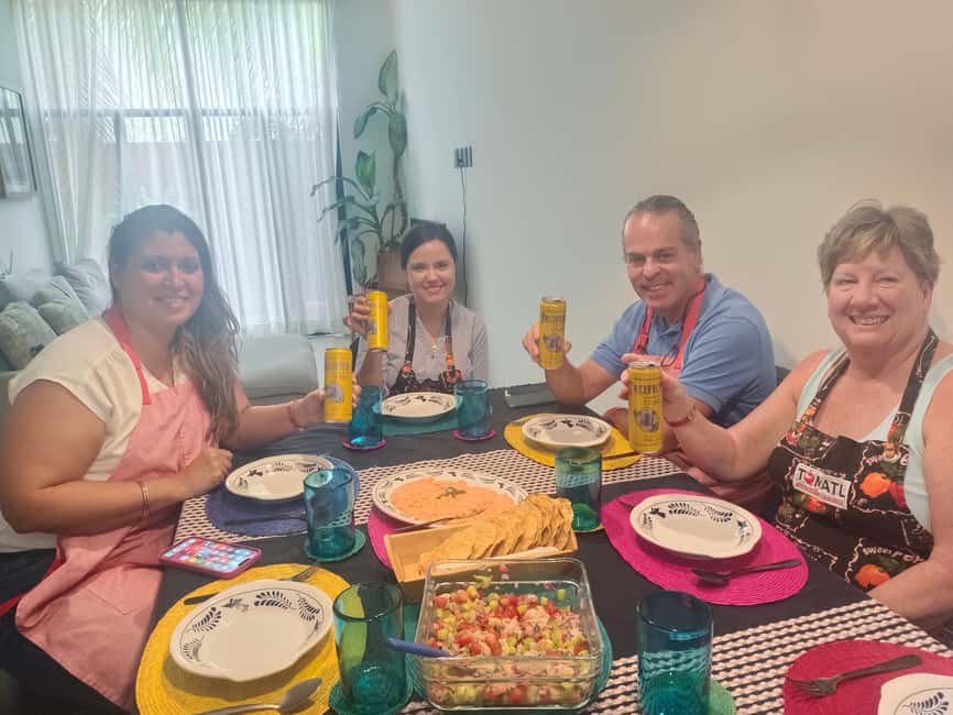 Flavors of Mexico: Hands-on Cooking Experience in Mazatlan - The shared meal at the end