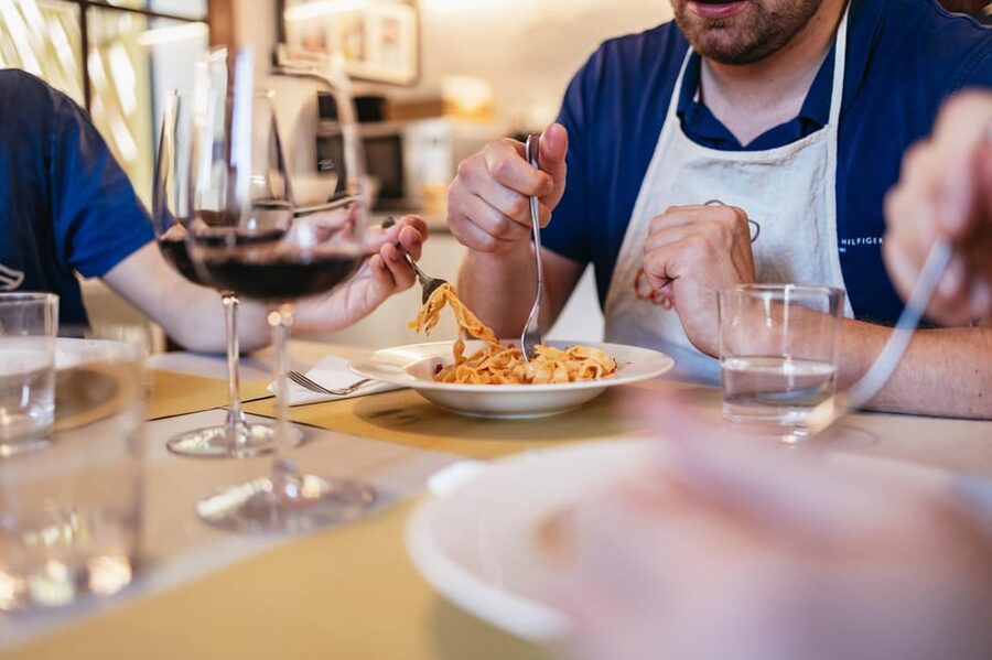 Florence: Pasta and Tiramisu Cooking Class with Local Host - Rolling fresh pasta by hand
