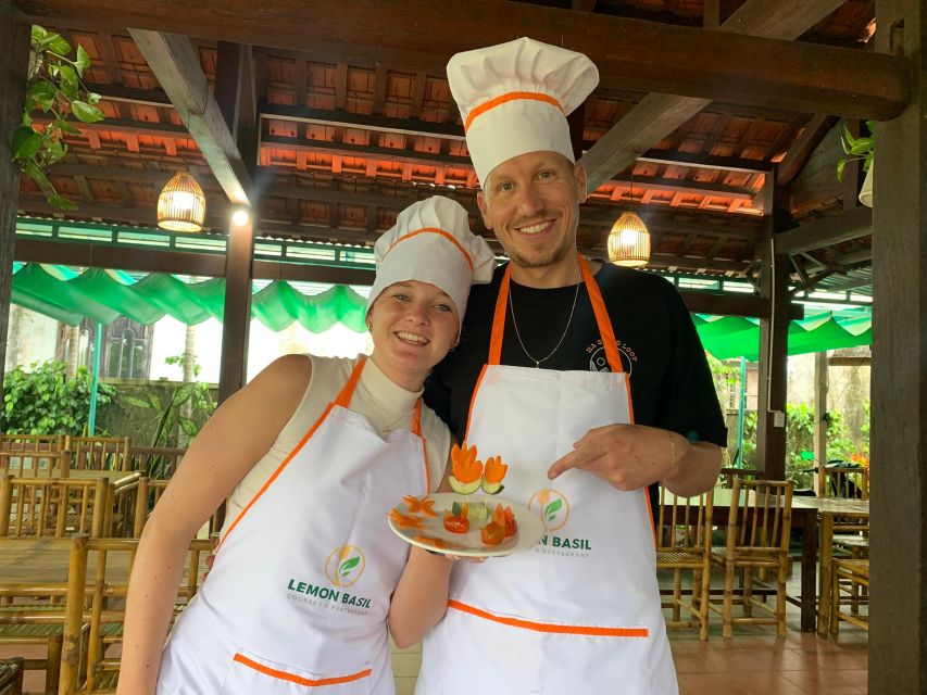 From Hoi An: Cooking Class at Organic Farm - The farm tour: herbs, soil, and a little work