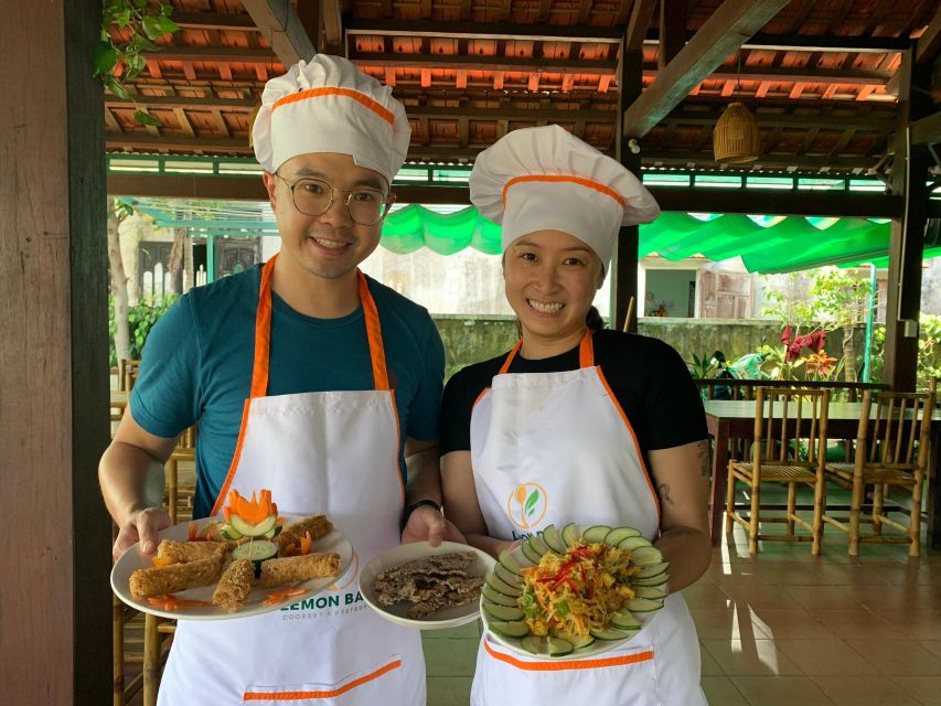 From Hoi An: Cooking Class at Organic Farm - Making Tra Que spring rolls with fresh ingredients