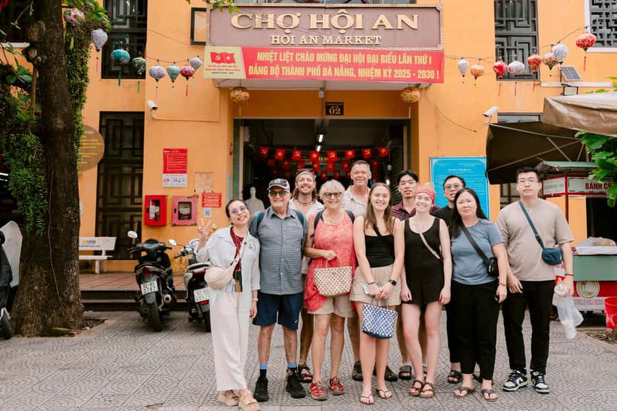 From Hoi An: Market Tour, Basket Boat Ride and Cooking Class - Starting at the Hoi An food market