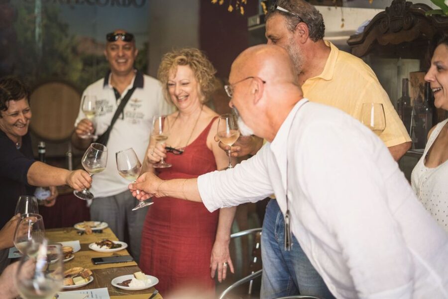 From Sorrento & Naples: Cortecorbo Wine & Cooking Experience - Inside the cantina with the winemaker