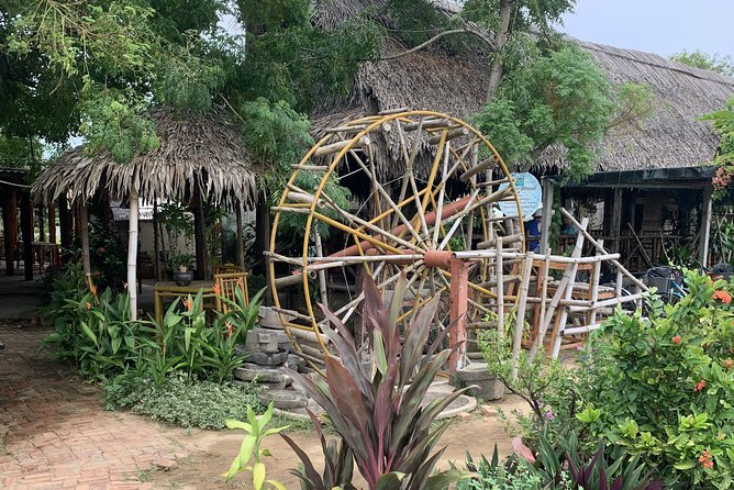 Full Experience Tour: Cooking Class & Basket Boat at Eco-Village - Making Rice Paper Before Cooking