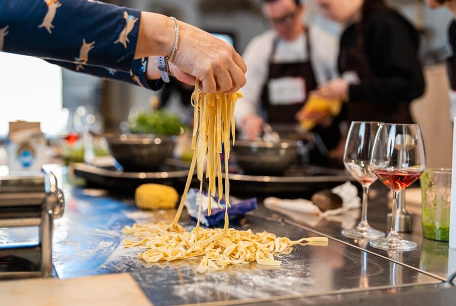 Garda: Cooking Class with Dessert - Wine, lunch, and the reward at the table