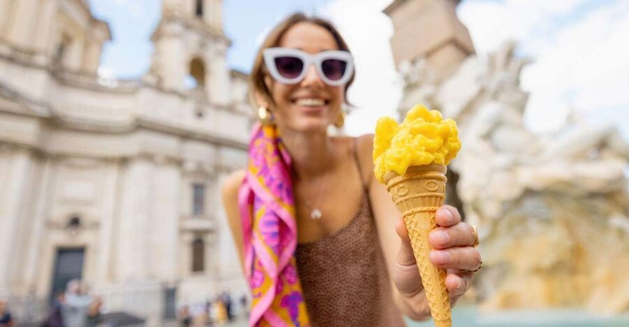 Gelato and Pasta Cooking Class in Rome - Piazza Navona - The gelato lesson comes first