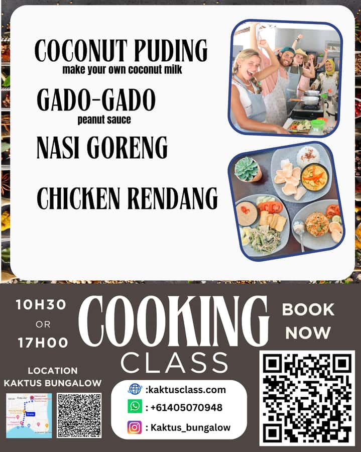 Gili air: Kaktus traditional cooking class - The best parts of the class