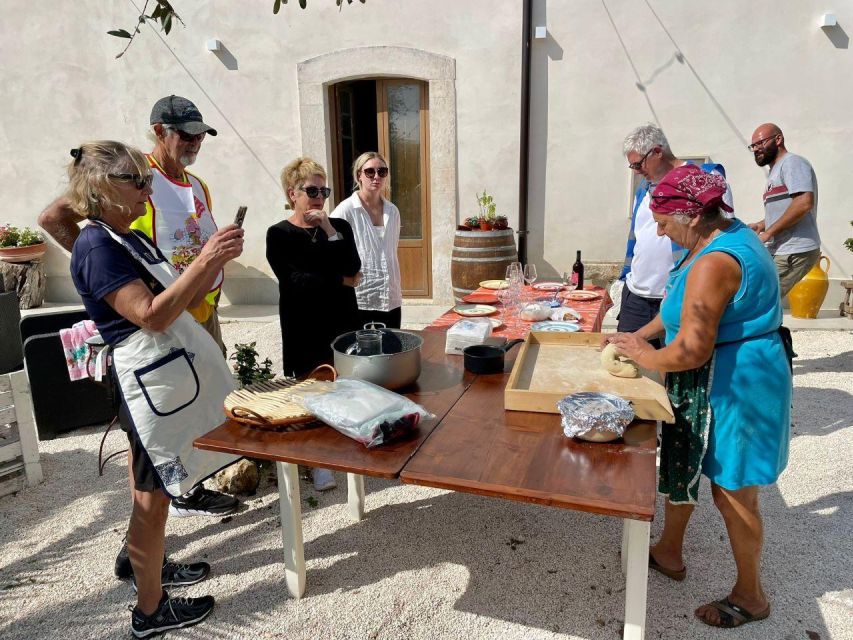 Gioia: E-Bike Ride and Cooking Class in Countryside - Eating what you made with Apulian wine