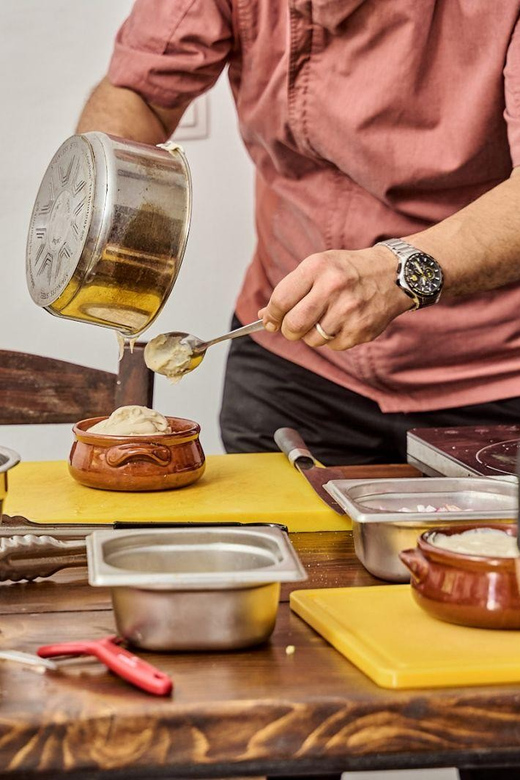 Greek Cuisine Cooking Class in Santorini - Tzatziki, salad, and tomato fritters bring balance