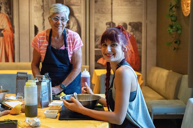 Greek Small-Group Athens Cooking Class & Dinner - Dinner with an Acropolis view, with one service warning