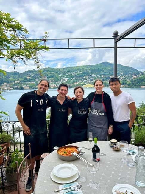 Handmade Pasta & Tiramisu Cooking Class + Stunning Lake View - Starting with fresh pasta and homemade sauce