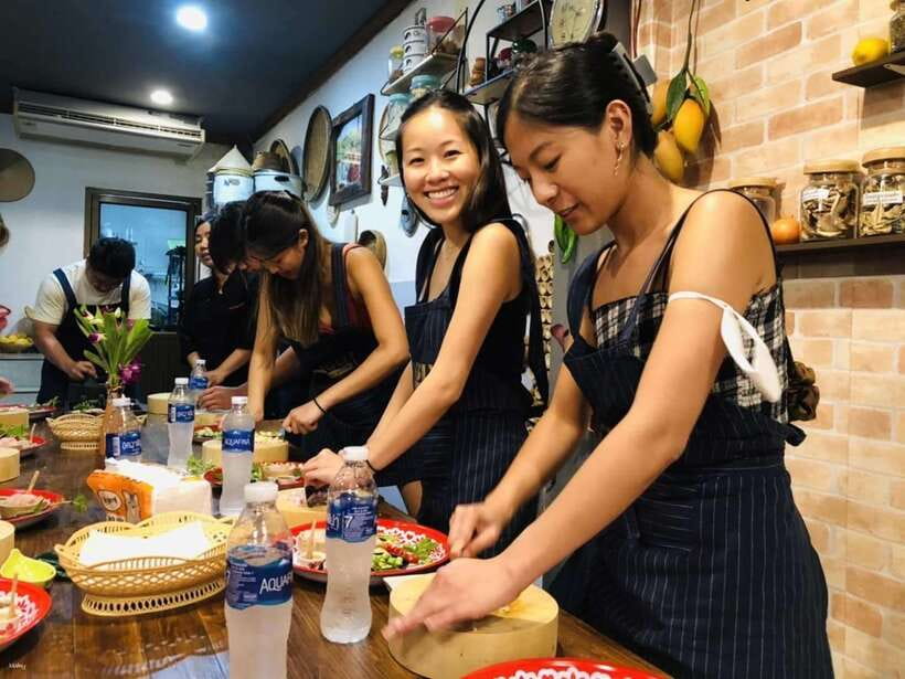 Hanoi Food Adventure: Vietnamese Market Tour & Cooking Class - Eating what you made
