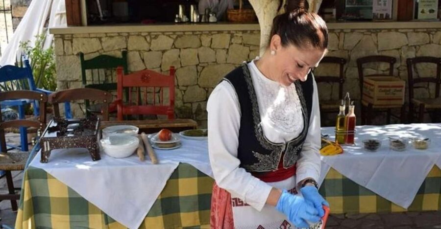 Heraklion: Cretan Cooking Lesson with Lunch in Arolithos - Guides Who Shape the Experience