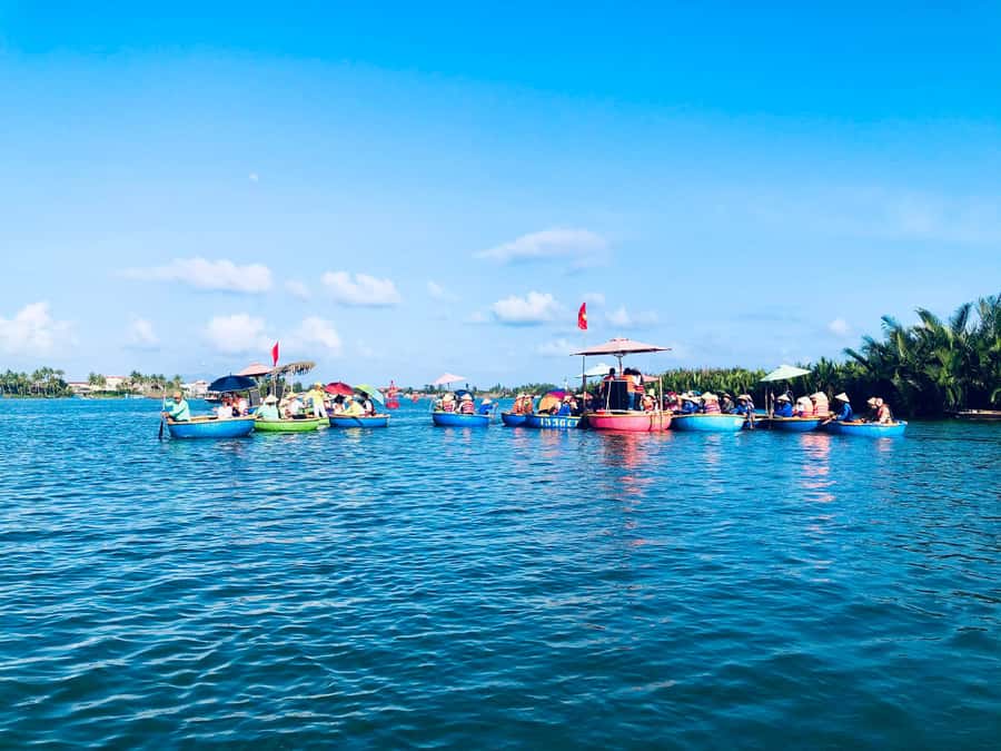 Hoi An: Coconut River Boat Eco - Cooking Class - Market Tour - From the city to Cam Thanh village
