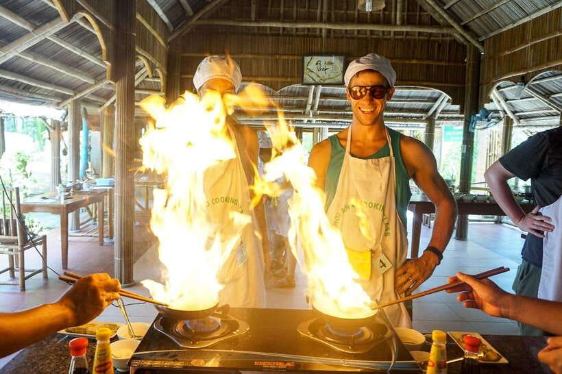 Hoi An: Cooking Class + basket boat (free transfer in Hoian) - The Market Visit Adds Meaning to the Meal