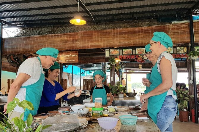 Hoi An Cooking Class With Market Tour and Bamboo Basket Boat Ride - Hotel pickup and the ride into the countryside
