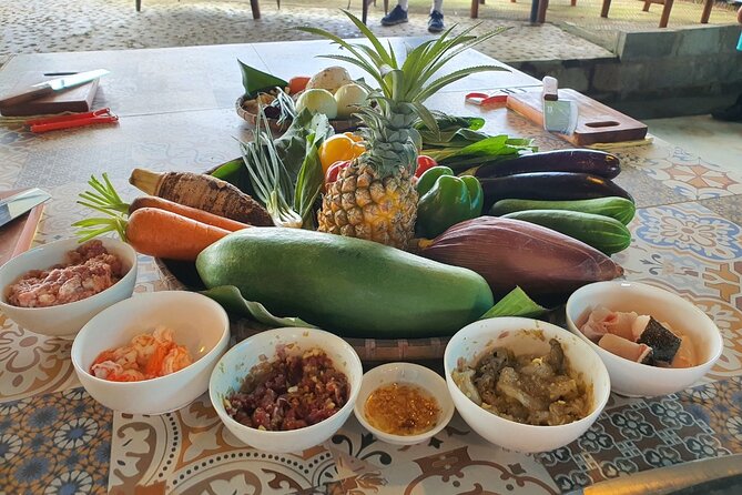 Hoi An Cooking Class With Market Tour and Bamboo Basket Boat Ride - Choosing four Vietnamese dishes