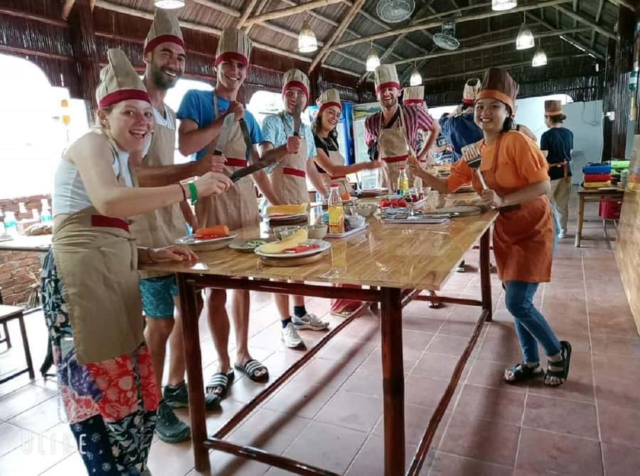 Hoi An / Da Nang: Lantern, Basket Boat & Cooking Class - Cam Thanh Coconut Forest and the basket boat ride