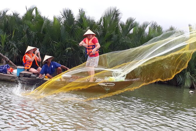 Hoi An Eco Tour Cooking Class & Fishing (Local market,basket boat,learn cooking) - From Hoi An hotel pickup to the local market