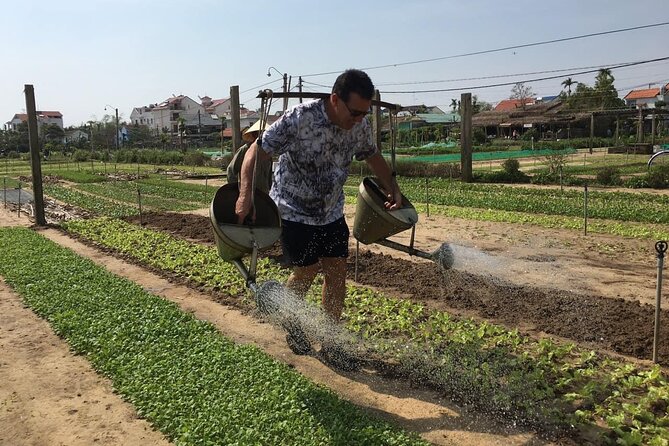 Hoi An Local Market and Vegetable Village Cooking Class - Seeing how Tra Que grows food